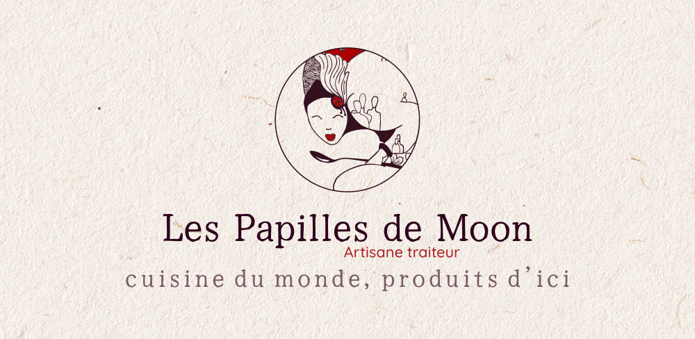 Identité visuelle Les Papilles de Moon — logo